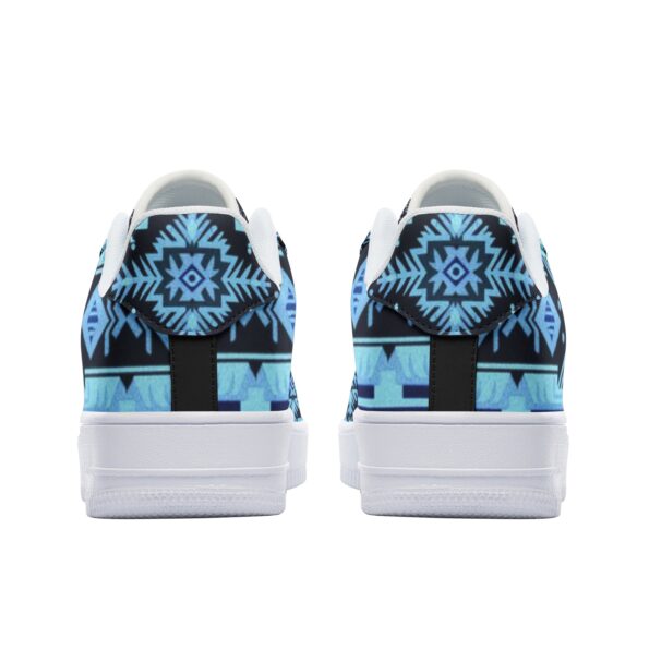 Unisex Low Top Leather Sneakers - Image 5