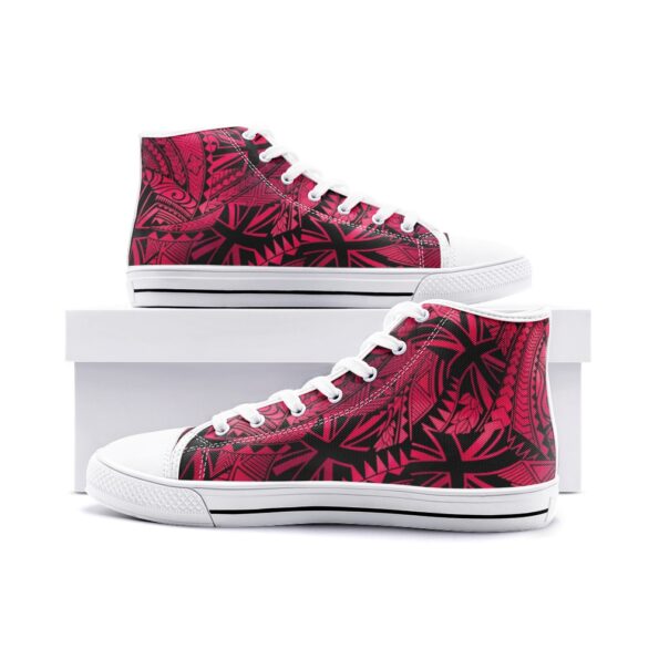 Unisex High Top Canvas Shoes - Image 2