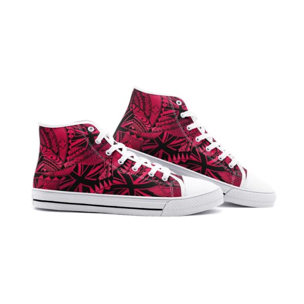 Unisex High Top Canvas Shoes - Image 3