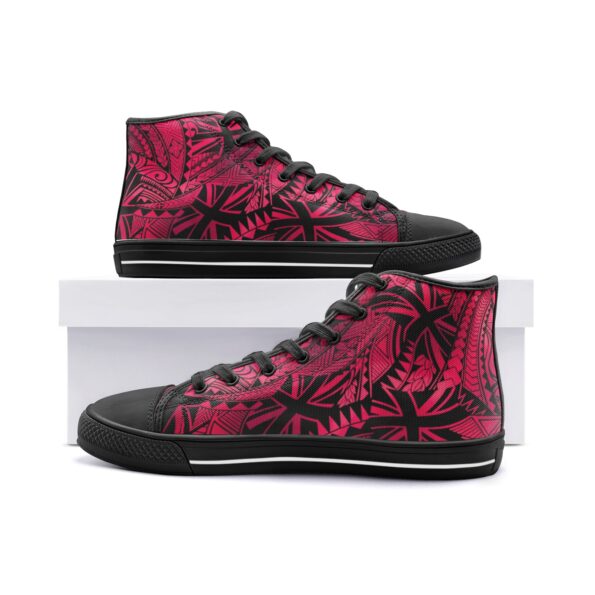 Unisex High Top Canvas Shoes - Image 5