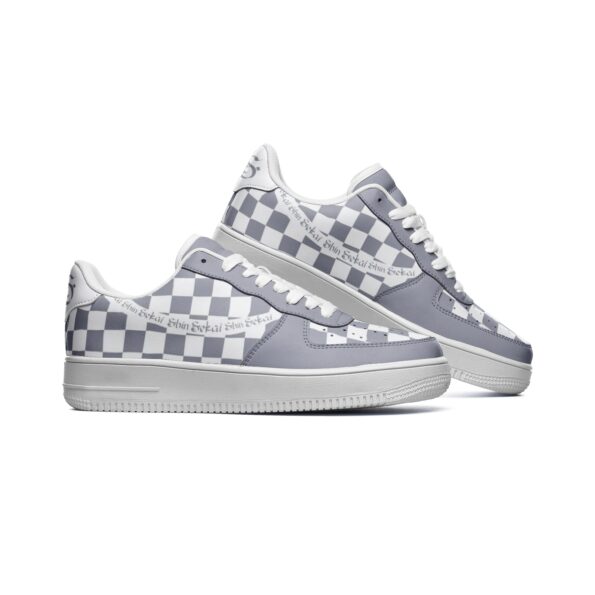 Unisex Low Top Leather Sneakers - Image 2