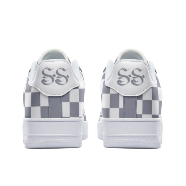 Unisex Low Top Leather Sneakers - Image 5
