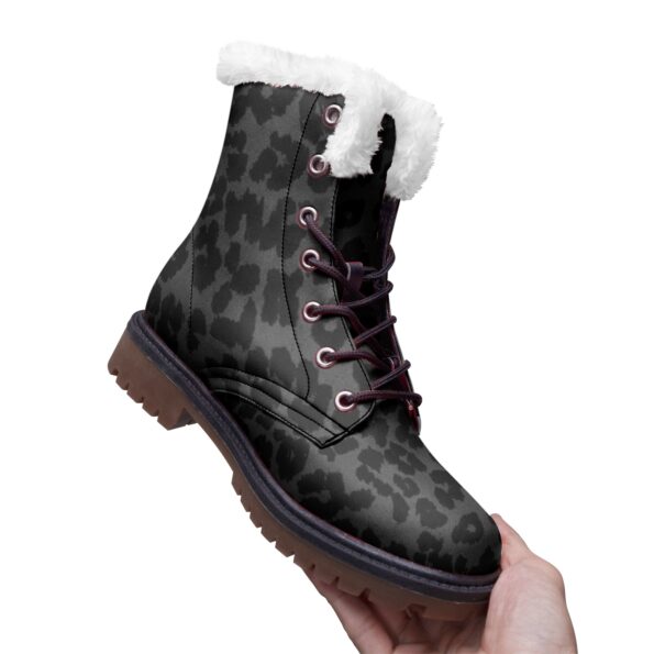 Unisex Lace Up Winter Boots Fashion Comfort Chukka Boots - Image 2