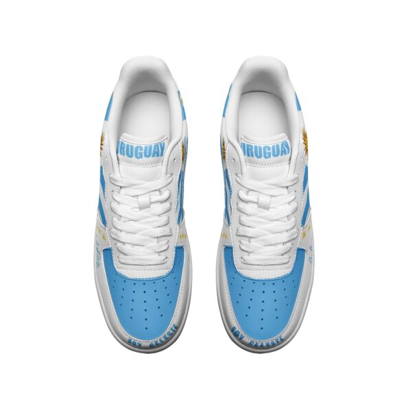 Unisex Low Top Leather Sneakers - Image 3