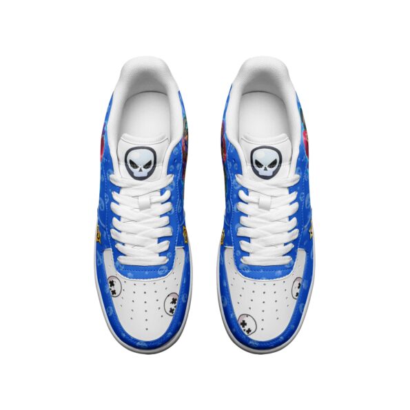 Unisex Low Top Leather Sneakers - Image 3