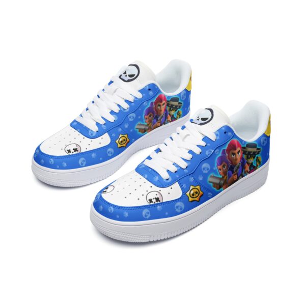 Unisex Low Top Leather Sneakers - Image 4