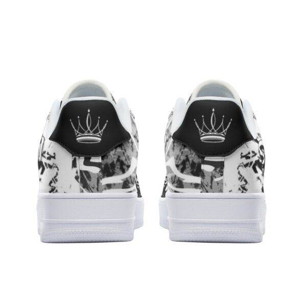 Unisex Low Top Leather Sneakers - Image 5