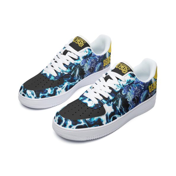Unisex Low Top Leather Sneakers - Image 4
