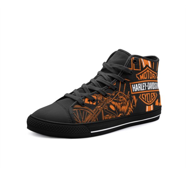 Unisex High Top Canvas Shoes - Image 4