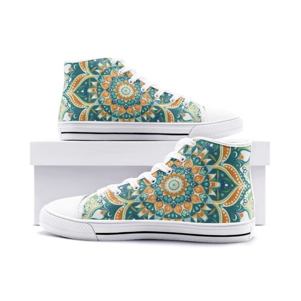 Unisex High Top Canvas Shoes - Image 2