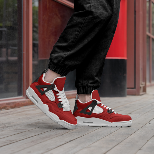 Unisex Non Slip Lace Up Breathable Fashion Sneakers - Image 6