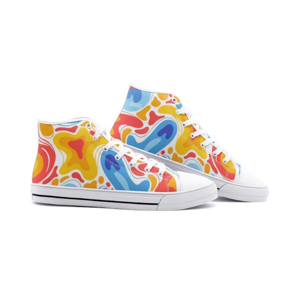 Unisex High Top Canvas Shoes - Image 3