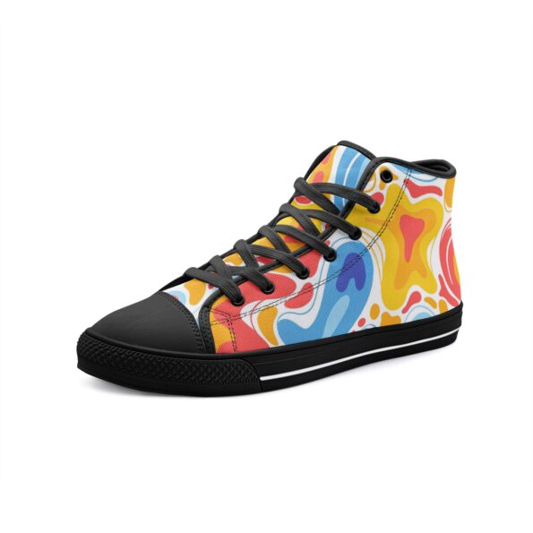 Unisex High Top Canvas Shoes - Image 4