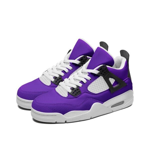 Unisex Non Slip Lace Up Breathable Fashion Sneakers - Image 2