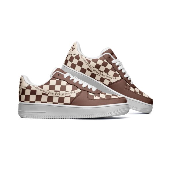 Unisex Low Top Leather Sneakers - Image 2