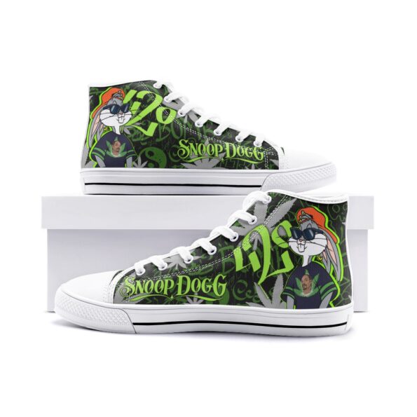 Unisex High Top Canvas Shoes - Image 2