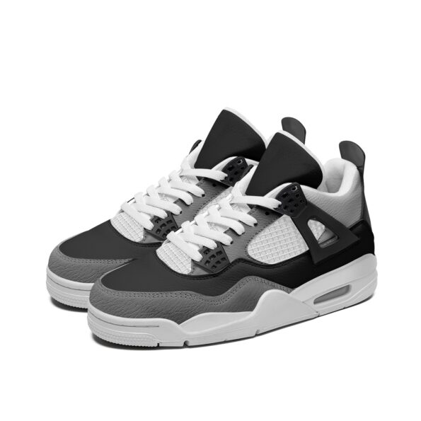 Unisex Non Slip Lace Up Breathable Fashion Sneakers - Image 2