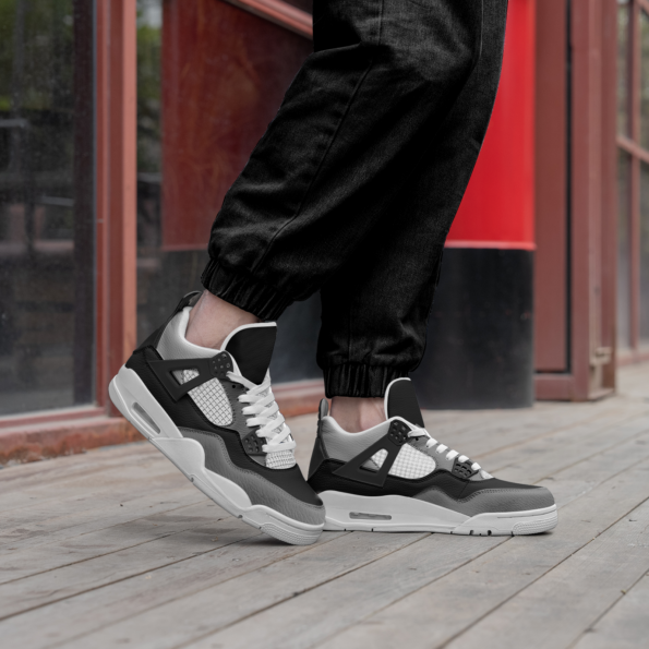 Unisex Non Slip Lace Up Breathable Fashion Sneakers - Image 6