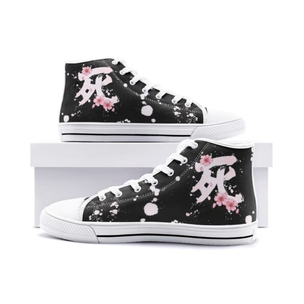 Unisex High Top Canvas Shoes - Image 2