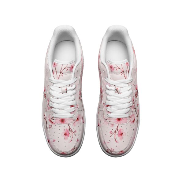 Unisex Low Top Leather Sneakers - Image 3