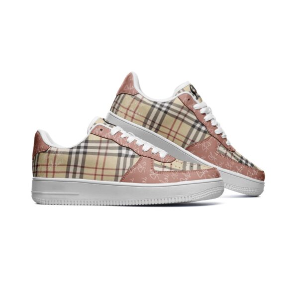 Unisex Low Top Leather Sneakers - Image 2