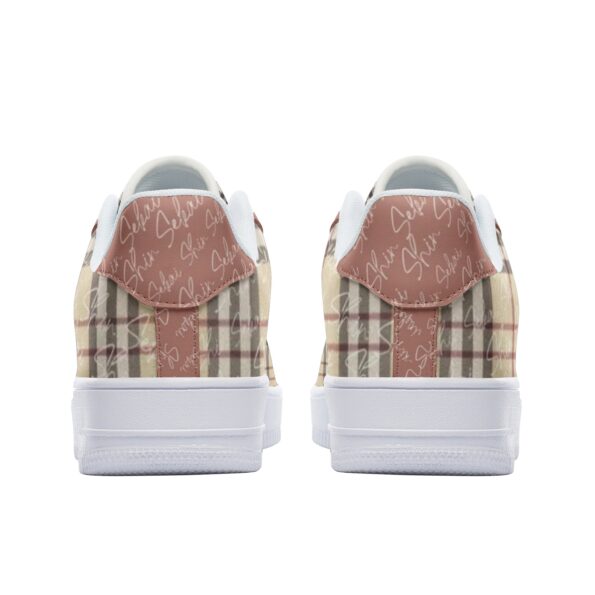 Unisex Low Top Leather Sneakers - Image 5