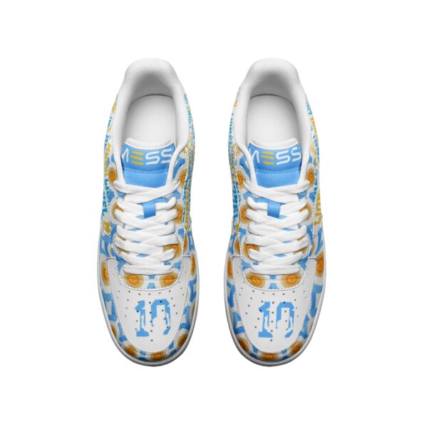 Unisex Low Top Leather Sneakers - Image 3