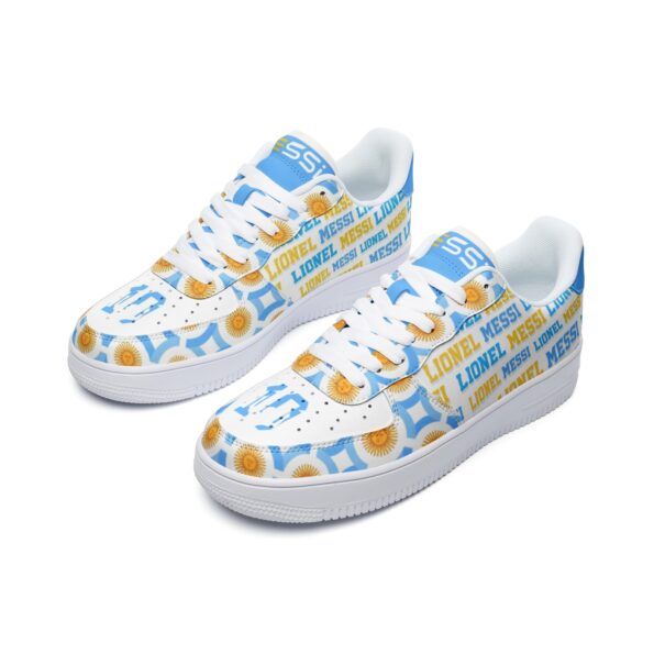 Unisex Low Top Leather Sneakers - Image 4