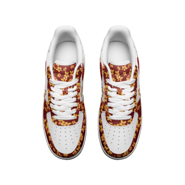Unisex Low Top Leather Sneakers - Image 3
