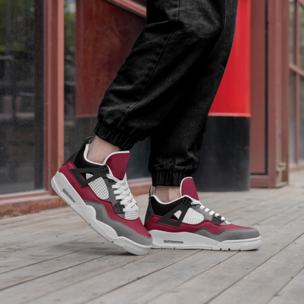 Unisex Non Slip Lace Up Breathable Fashion Sneakers - Image 6