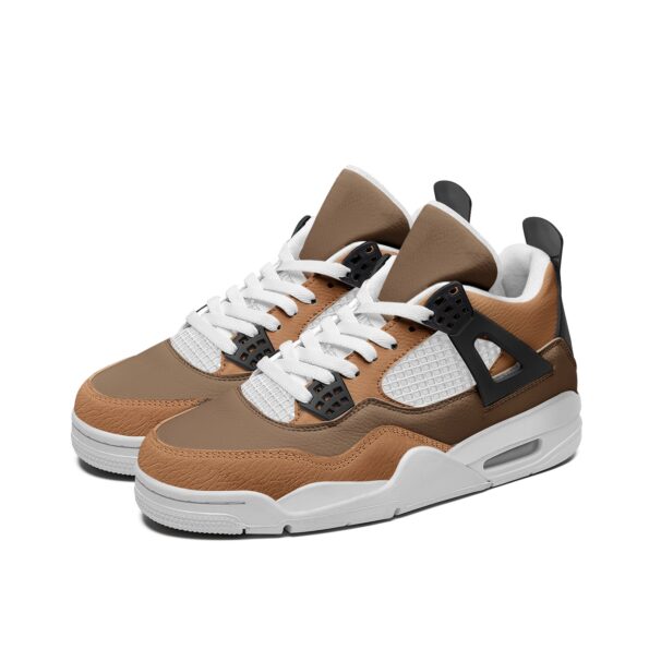 Unisex Non Slip Lace Up Breathable Fashion Sneakers - Image 2