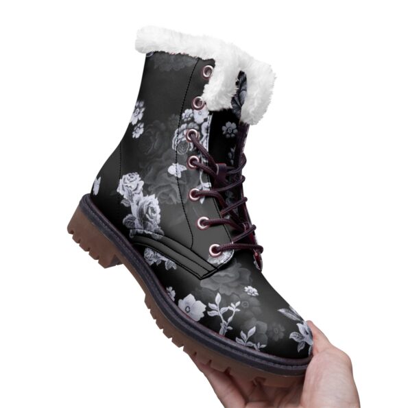 Unisex Lace Up Winter Boots Fashion Comfort Chukka Boots - Image 2