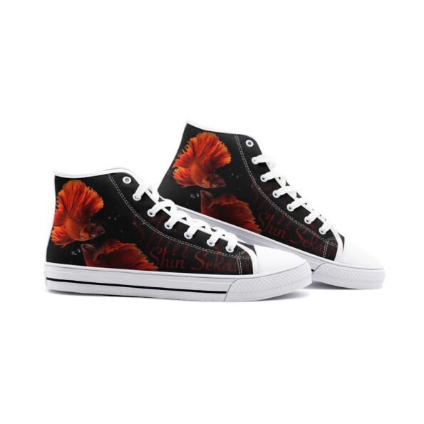 Unisex High Top Canvas Shoes - Image 3