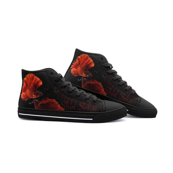 Unisex High Top Canvas Shoes - Image 6