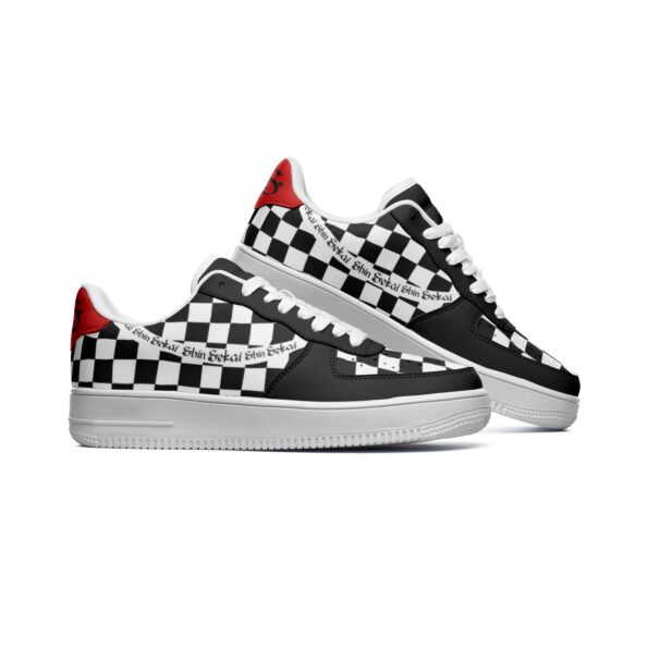 Unisex Low Top Leather Sneakers - Image 2