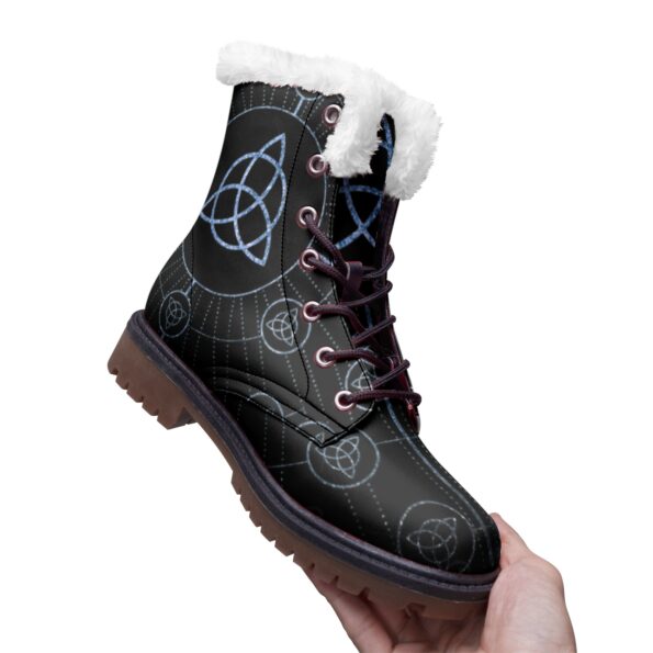 Unisex Lace Up Winter Boots Fashion Comfort Chukka Boots - Image 2