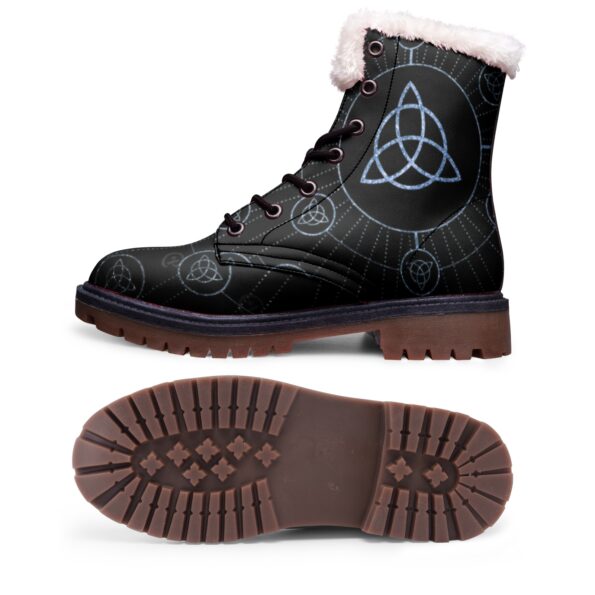 Unisex Lace Up Winter Boots Fashion Comfort Chukka Boots - Image 3