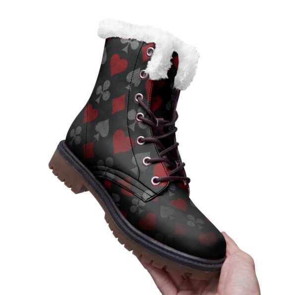 Unisex Lace Up Winter Boots Fashion Comfort Chukka Boots - Image 2