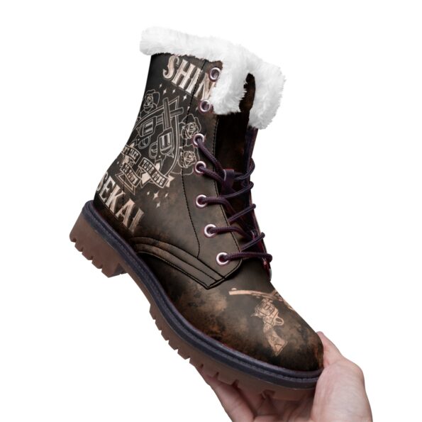 Unisex Lace Up Winter Boots Fashion Comfort Chukka Boots - Image 2