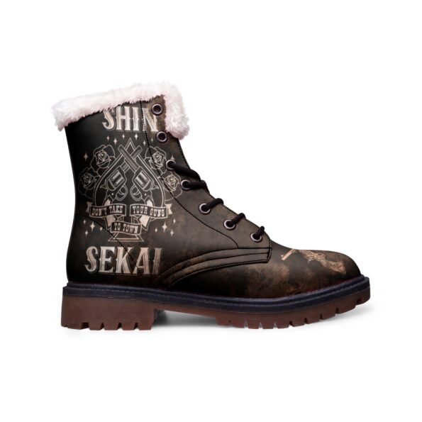 Unisex Lace Up Winter Boots Fashion Comfort Chukka Boots - Image 4