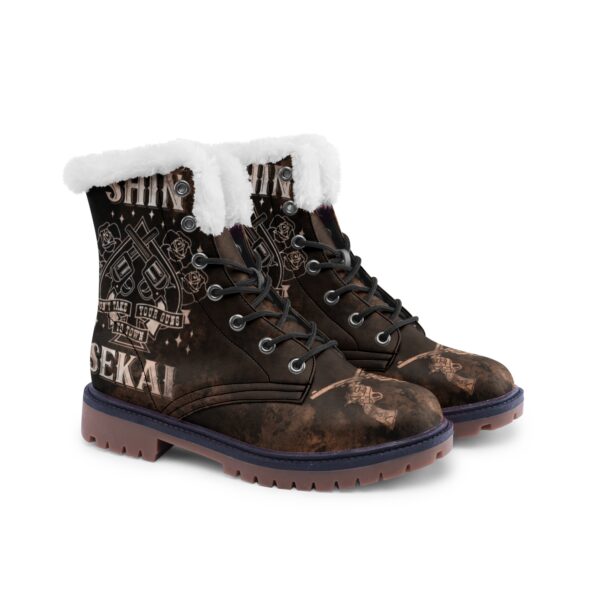 Unisex Lace Up Winter Boots Fashion Comfort Chukka Boots - Image 5