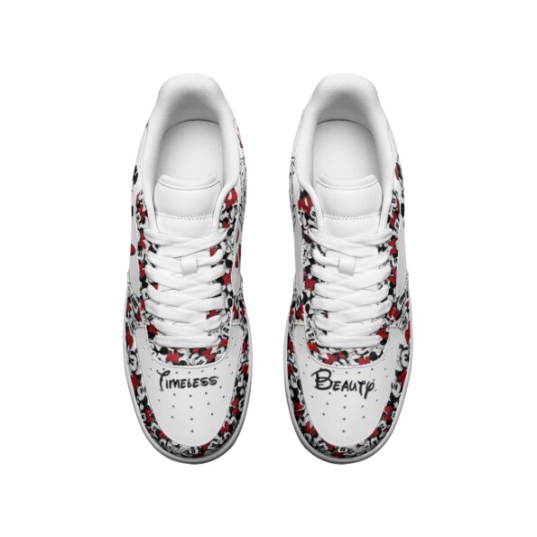 Unisex Low Top Leather Sneakers - Image 3