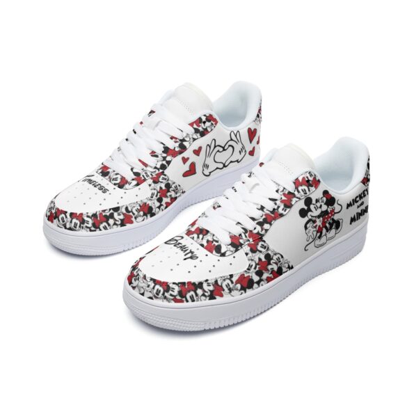 Unisex Low Top Leather Sneakers - Image 4