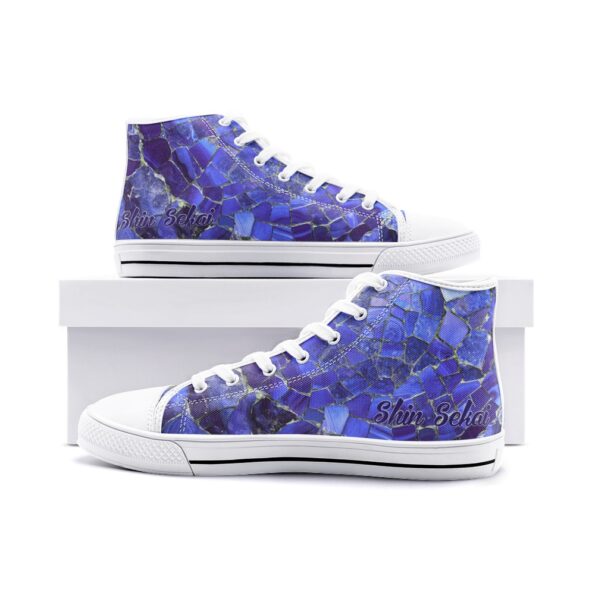Unisex High Top Canvas Shoes - Image 2