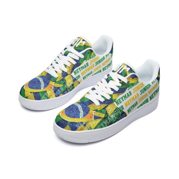 Unisex Low Top Leather Sneakers - Image 4