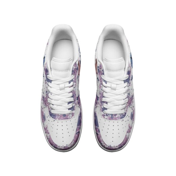 Unisex Low Top Leather Sneakers - Image 3