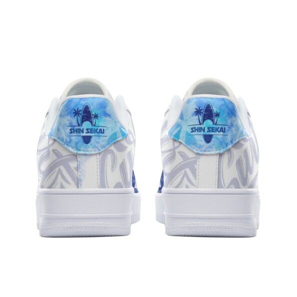Unisex Low Top Leather Sneakers - Image 5