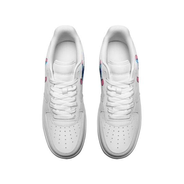 Unisex Low Top Leather Sneakers - Image 3