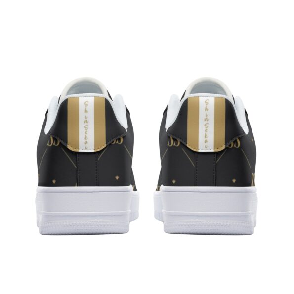 Unisex Low Top Leather Sneakers - Image 5