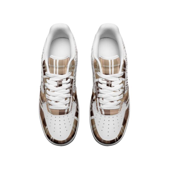 Unisex Low Top Leather Sneakers - Image 3